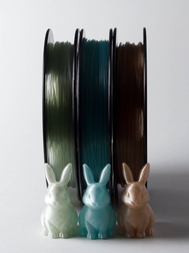 Светящийся в темноте PETG пластик Bestfilament для 3D-принтеров, цвет зеленый, 0,5 кг (1,75 мм)