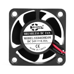 Вентилятор с двумя шарикоподшипниками d40x20 12V