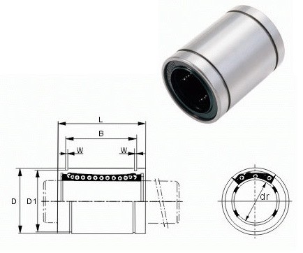 Подшипник lm10uu (Китай)