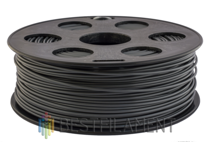 Темно-серый PETG пластик Bestfilament для 3D-принтеров 1 кг (2,85 мм)