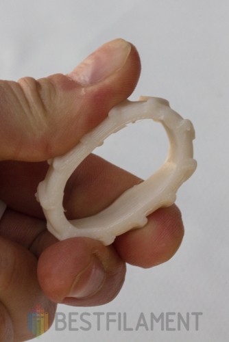 Белый Bflex пластик Bestfilament для 3D-принтеров 0.5 кг (1,75 мм)