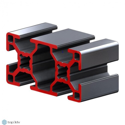 Алюминиевый профиль 30*60мм*1,5м конструкционный без покрытия