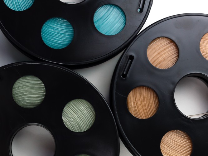 Набор светящегося в темноте PETG пластика Bestfilament для 3D-принтеров, цвета синий, желтый, зеленый, 0,5 кг (1,75 мм)